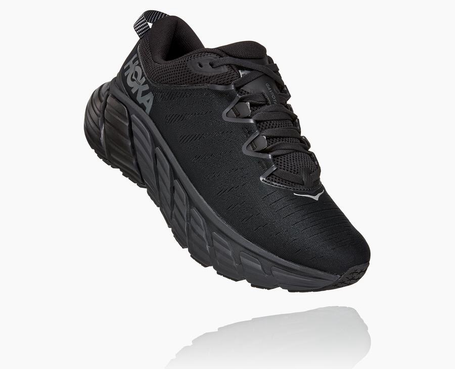 Chaussure Running Hoka One One Gaviota 3 Homme - Noir - BEI-650192